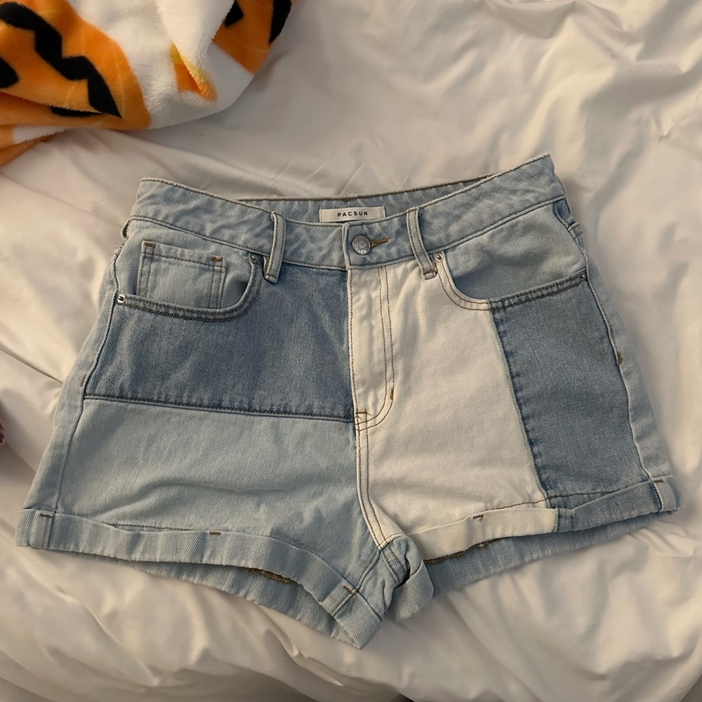 PacSun denim mom shorts